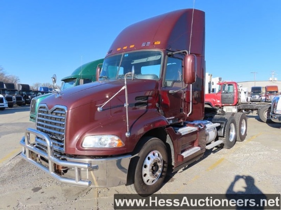 2016 MACK CXU600 T/A DAYCAB, HESS REPORTS IN PHOTOS,837828 MILES ON OD, 837