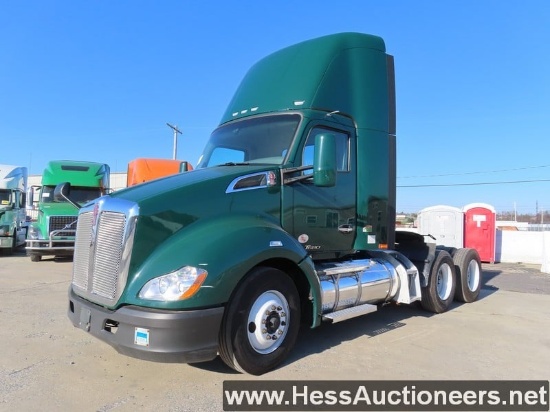 2019 KENWORTH T680 T/A DAYCAB, 549785 MILES ON OD, 112465 MILES ON ECM, 520