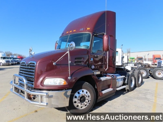 2016 MACK CXU600 T/A DAYCAB, HESS REPORTS IN PHOTOS,889226 MILES ON OD, 889