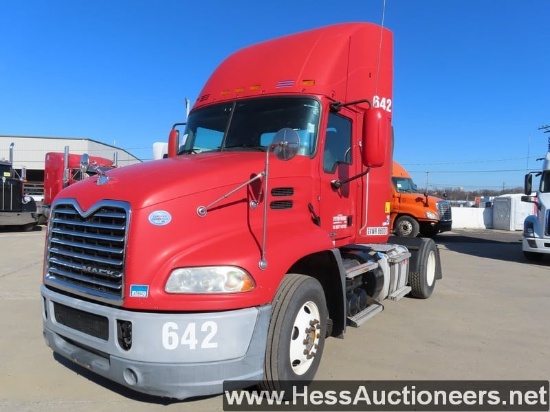 2015 MACK CXU612 S/A DAYCAB, HESS REPORT IN PHOTOS, 626068 MILES ON OD, 626