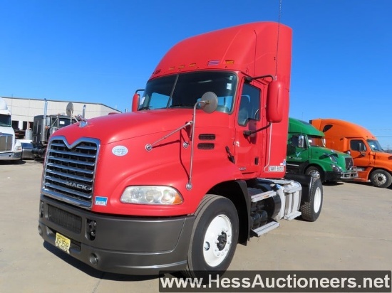 2015 MACK CXU612 S/A DAYCAB, HESS REPORTS IN PHOTOS,625210 MILES ON OD, 625