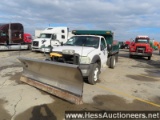 2005 FORD F 450 S/A STEEL DUMP TRUCK, 89686 MILES ON ODO, 16000 GVW, INTERN