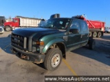 2008 FORD F350 CREW CAB CHASSIS, 64430 MILES ON OD, 10600 GVW, FORD V8 5.4L