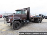 2002 MACK RD ROLLBACK TRUCK, 337009 MILES ON OD, 64000 GVW, MACK E7 6 CYL 3