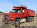 2000 MACK RD6885 TRI AXLE STEEL DUMP, 222507 MILES ON OD, ECM 469700, MACK