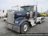 2000 KENWORTH W900 TRI-AXLE DAYCAB, TITLE DELAY, HESS REPORT IN PHOTOS, 484
