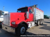 2015 WESTERN STAR 4900 SF TRI AXLE ALUMINUM DUMP TRUCK, TITLE DELAY, 507018