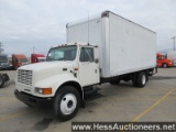 1994 INTERNATIONAL 4700 BOX TRUCK, 293663 MILES ON ODO, 18000 GVW, INTERNAT