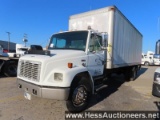 1998 FREIGHTLINER FL70 S/A 24' BOX TRUCK, 380299 MILES ON OD, 26000 GVW, FO