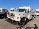 1994 FORD F700 CHIP DUMP TRUCK, 163845 MILES ON ODO, 23100 GVW, 5.9 L, DIES