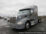 2013 PETERBILT 587 T/A SLEEPER, TITLE DELAY, HESS REPORT IN PHOTOS, 576001