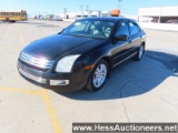 2008 FORD FUSION 4 DOOR SEDAN, 138633 MILES ON OD, 4390 GVW, FORD 6 CYL 3L