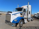 2013 KENWORTH T880 T/A SLEEPER, HESS REPORT IN PHOTOS, 891484 MILES ON OD,
