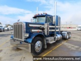 1984 PETERBILT 359 T/A SLEEPER, 129727 MILES ON OD, CAT 6 CYL 3406B 400 HP