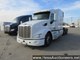 2014 PETERBILT 579 T/A SLEEPER, HESS REPORT IN PHOTOS, 757361 MILES ON ODO,