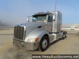 2012 PETERBILT 386 T/A SLEEPER, 923670 MILES ON OD, ECM 923660, 50000 GVW,