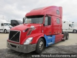 2007 VOLVO VNL780 T/A SLEEPER, RECONSTRUCTED TITLE, 1179527 MILES ON OD, 52