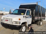 2003 GMC C4500 S/A STEEL DUMP TRUCK, 267581 MILES ON OD, DURAMAX 8 CYL ENG,