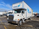 2014 PETERBILT PB337 S/A BOX TRUCK, ECM 236004, 236003 MILES ON OD, 26000 G