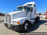 2005 KENWORTH T600B T/A SLEEPER, 416255 MILES ON OD, 52000 GVW, CAT C15 6 C