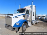 2013 KENWORTH T880 T/A SLEEPER, HESS REPORT IN PHOTOS, 880546 MILES ON OD,