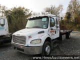 2008 FREIGHTLINER 21' FLATBED WRECKER, NONRUNNER, TITLE DELAY, 25500 GVW, E