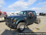 2008 FORD F 350 EXT CAB CHASSIS, 67161 MILES ON OD, 10200 GVW,  FORD V8 5.4
