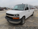 2017 CHEVROLET EXPRESS 3500 11 PASSENGER VAN, 59797 MILES ON OD, 1 TON, 960