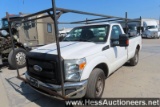 2011 FORD F250 3/4 TON PICKUP TRUCK, 372840 MILES ON OD, 9800 GVW, FORD V8