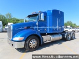 2013 PETERBILT 384 T/A SLEEPER, TITLE HAS LETTER OF CORRECTION, HESS REPORT