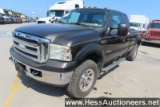 2006 FORD F350 4WD 1 TON PICKUP TRUCK, 201542 MILES ON OD, 10000 GVW, FORD