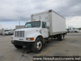 1998 INTERNATIONAL 4700 BOX TRUCK, HESS REPORT IN PHOTOS, 379950 MILES ON O