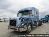 2011 VOLVO VNL T/A SLEEPER, HESS REPORT IN PHOTOS, ACTUAL MILES UNKNOWN, OD