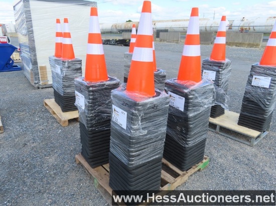 2023 UNUSED GREATBEAR QUANTITY OF 25 SAFETY HIGHWAY CONES, STOCK # 67226