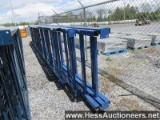 UPRIGHTS WITH CROSS MEMBERS, (3) 32' L x 48