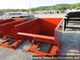 2 CY SELF DUMPING HOPPER WITH FORK POCKETS, STOCK # 67690