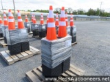 2023 UNUSED GREATBEAR QUANTITY OF 50 SAFETY HIGHWAY CONES, STOCK # 67236