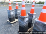 2023 UNUSED GREATBEAR QUANTITY OF 25 SAFETY HIGHWAY CONES, STOCK # 67228