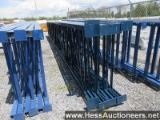 UPRIGHTS WITH CROSS MEMBERS, (7) 32' L X 48