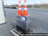 2023 UNUSED GREATBEAR QUANTITY OF 50 SAFETY HIGHWAY CONES, STOCK # 67233