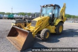 NEW HOLLAND LB75B WHEEL LOADER, 4 CYL, 4789 HOURS, DIESEL, 12-16.5 FRONTS,