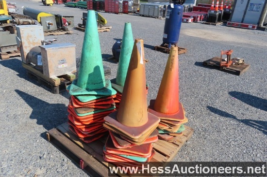 59 USED SAFETY CONES, STOCK # 69977