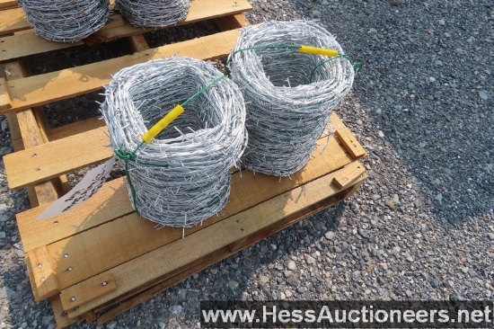 NEW 2023 BARBED WIRE FENCING, 2 ROLLS, STOCK # 69540