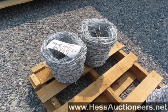 NEW 2023 BARBED WIRE FENCING, 2 ROLLS, STOCK # 69539