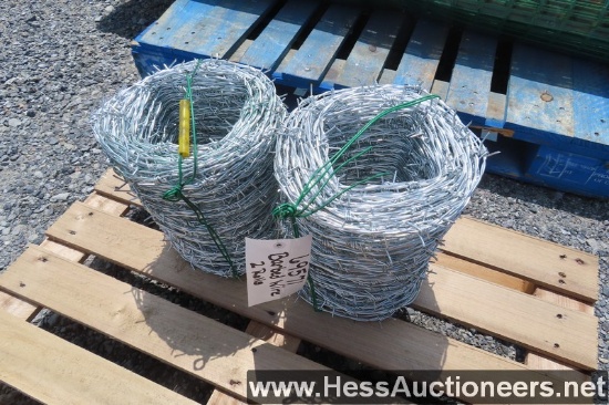 NEW 2023 BARBED WIRE FENCING, 2 ROLLS