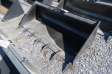 2024 MID-STATE 72'' LO PRO BUCKET SKID STEER ATTACHMENT