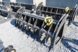 2024 MID-STATE 84'' EXTREME RAKE ROOT GRAPPLE SKID STEER ATTACHMENT