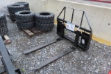 AGT SAII100 FORK SET SKID STEER ATTACHMENT