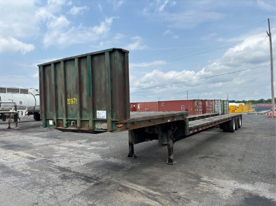 1985 TRAILMOBILE  F73T-6KEA 48' DROP DECK TRAILER