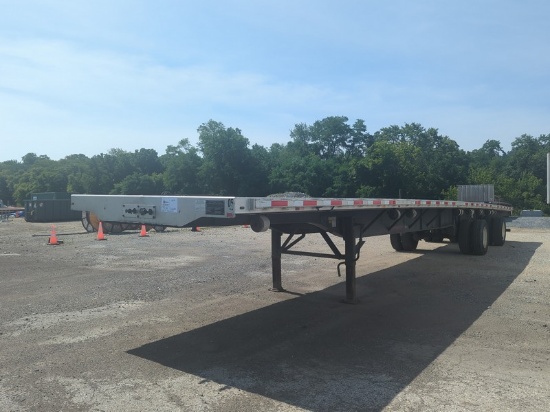 2017 TRANSCRAFT 554 C 53' FLATBED TRAILER